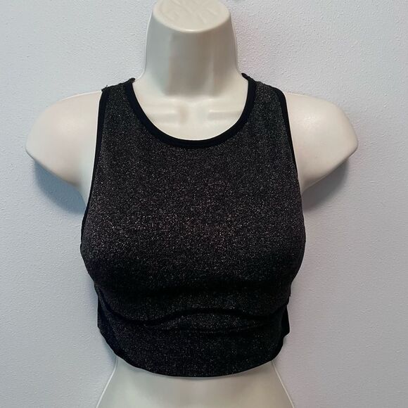 Victoria's Secret Seamless High-Neck Sparkle Sports Bra Size S - Picture 1 of 5
